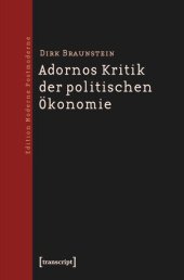 book Adornos Kritik der politischen Ökonomie