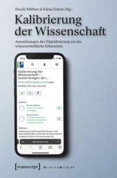 book Kalibrierung der Wissenschaft: Auswirkungen der Digitalisierung auf die wissenschaftliche Erkenntnis