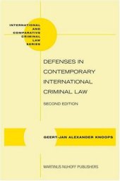 book Defenses in Contemporary International Criminal Law 