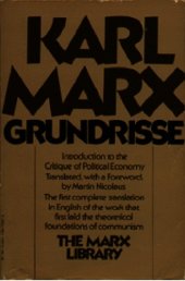 book Grundrisse: Foundations of the critique of political economy 