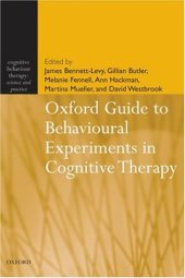 book Oxford Guide to Behavioural Experiments in Cognitive Therapy 