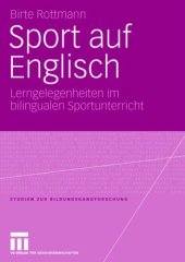 book Sport auf Englisch