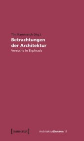 book Betrachtungen der Architektur: Versuche in Ekphrasis