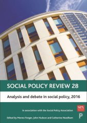 book Social Policy Review 28: Analysis and Debate in Social Policy, 2016