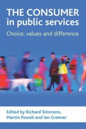 book The consumer in public services: Choice, values and difference