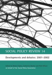 book Social Policy Review 14: Developments and debates: 2001-2002