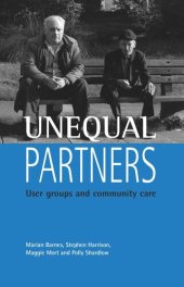 book Unequal partners: User groups and community care