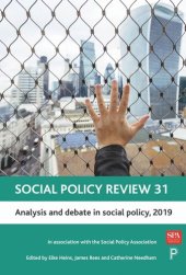 book Social Policy Review 31: Analysis and Debate in Social Policy, 2019