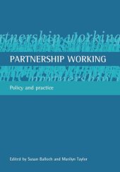 book Partnership working: Policy and practice