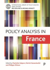 book Policy Analysis in France