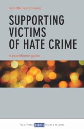 book Supporting Victims of Hate Crime: A Practitioner Guide