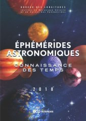 book Ephémérides astronomiques 2018: Connaissance des temps