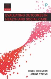 book Evaluating Outcomes in Health and Social Care