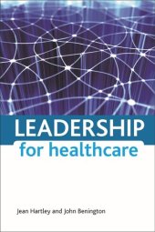 book Leadership for healthcare