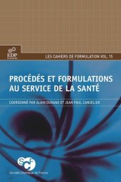 book Procédés et formulations au service de la santé