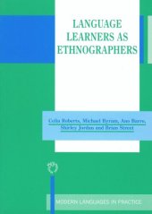 book Language Learners as Ethnographers