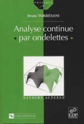 book Analyse continue par ondelettes