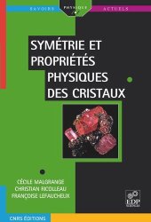 book Symétrie et propriétés physiques des cristaux