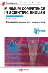 book Minimum competence in scientific English: Nouvelle édition