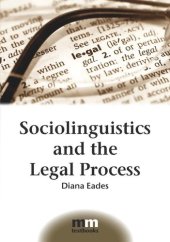 book Sociolinguistics and the Legal Process