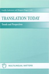 book Translation Today: Trends and Perspectives