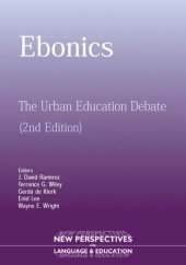 book Ebonics: The Urban Educational Debate