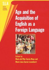 book Age and the Acquisition of English as a Foreign Language