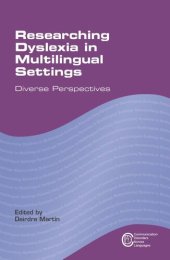 book Researching Dyslexia in Multilingual Settings: Diverse Perspectives