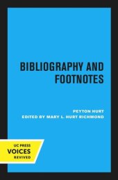 book Bibliography and Footnotes