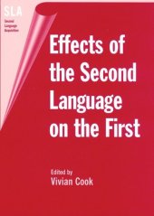 book Effects of the Second Language on the First