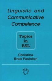 book Linguistic and Communicative Competence: Topics in ESL