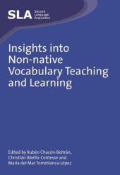 book Insights into Non-native Vocabulary Teaching and Learning