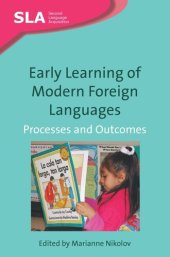 book Early Learning of Modern Foreign Languages: Processes and Outcomes