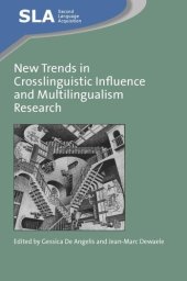 book New Trends in Crosslinguistic Influence and Multilingualism Research