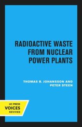 book Radioactive Waste from Nuclear Power Plants