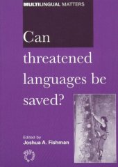 book Can Threatened Languages be Saved?