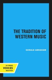 book The Tradition of Western Music