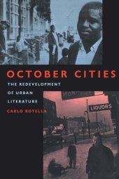 book October Cities: The Redevelopment of Urban Literature