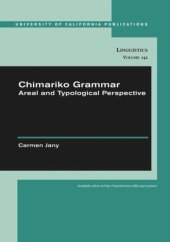 book Chimariko Grammar: Areal and Typological Perspective