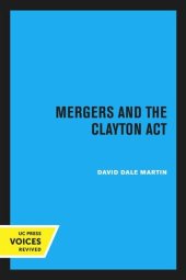 book Mergers and the Clayton Act