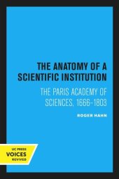 book The Anatomy of a Scientific Institution