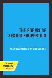 book The Poems of Sextus Propertius