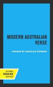 book Modern Australian Verse: Modern Australian Verse