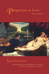 book Propertius in Love: The Elegies