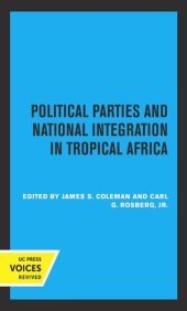 book Political Parties and National Integration in Tropical Africa