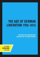 book The Age of German Liberation 1795–1815