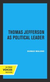 book Thomas Jefferson as Political Leader