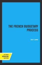 book The French Budgetary Process