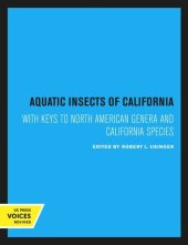 book Aquatic Insects of California: With Keys to North American Genera and California Species