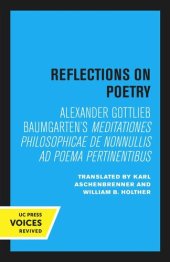 book Reflections on Poetry